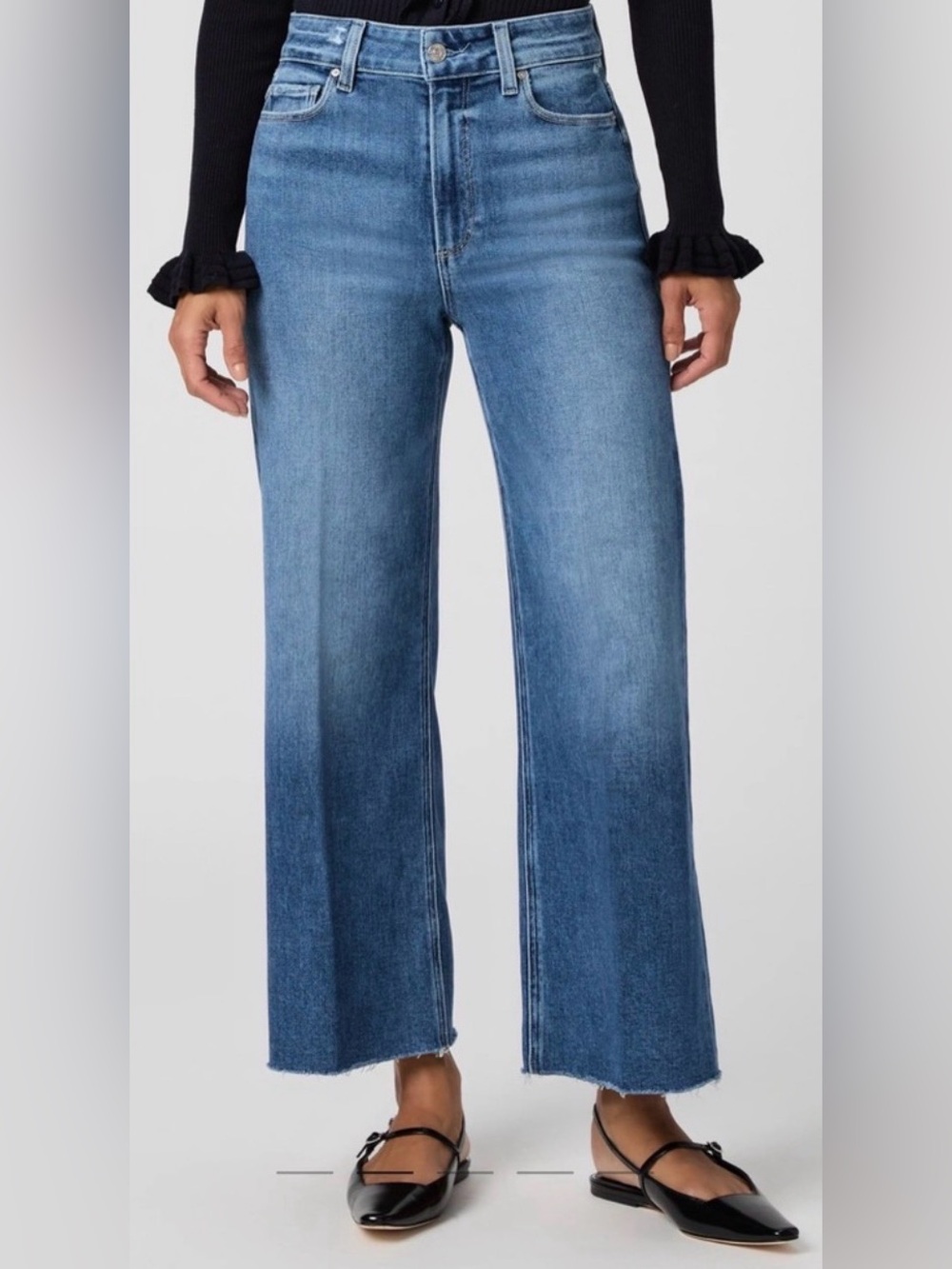 PAIGE Anessa Wide Leg Jeans